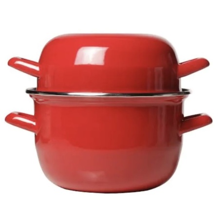 Кастрюля для мидий 2.8л HORECA Ø18x(h)17см красная детальная картинка 