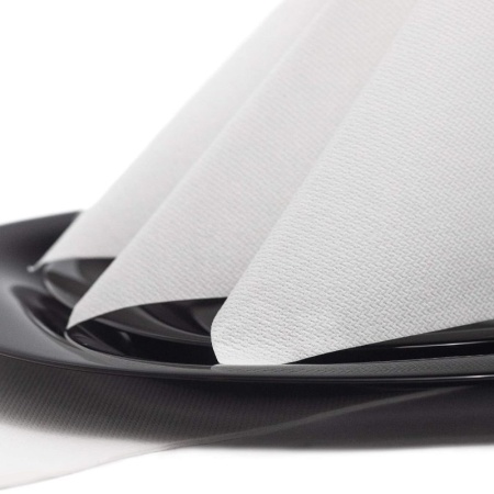 Салфетка 40x40см ROYAL Collection белая, 50шт детальная картинка 