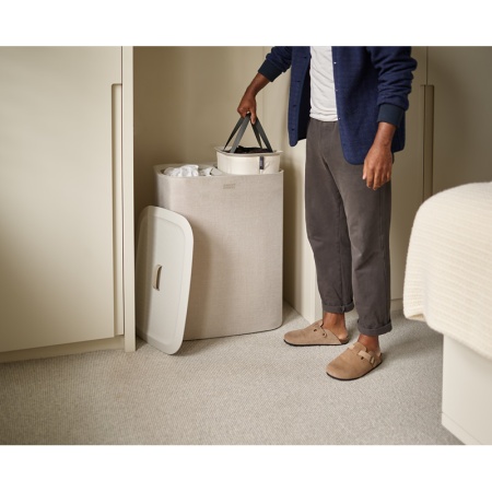 Корзина для белья Tota 90л Ecru - 50020 Joseph Joseph детальная картинка 