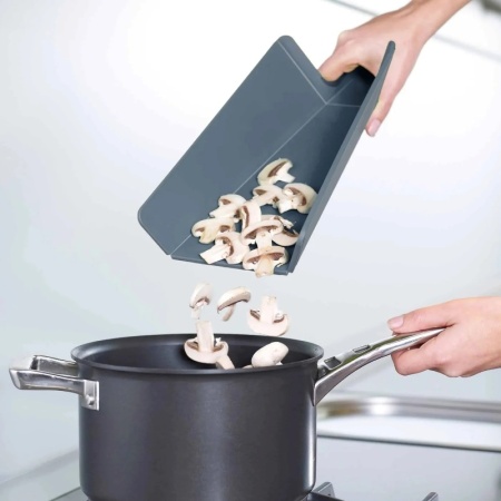 Набор из 2х разделочных досок 26x21см Chop2Pot Plus Small голубой - 981003 Joseph Joseph детальная картинка 