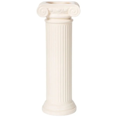 Ваза для цветов 25см Athena белая детальная картинка 