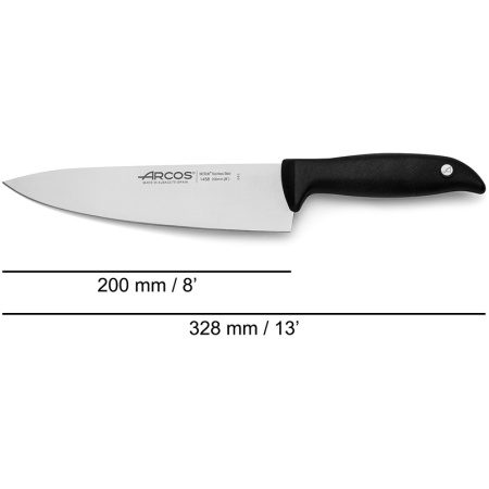 Нож поварской 20см шеф-нож MENORCA детальная картинка 