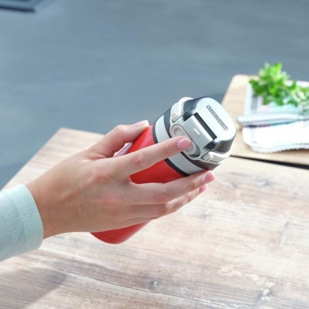 Термокружка 350мл Flip красная детальная картинка 