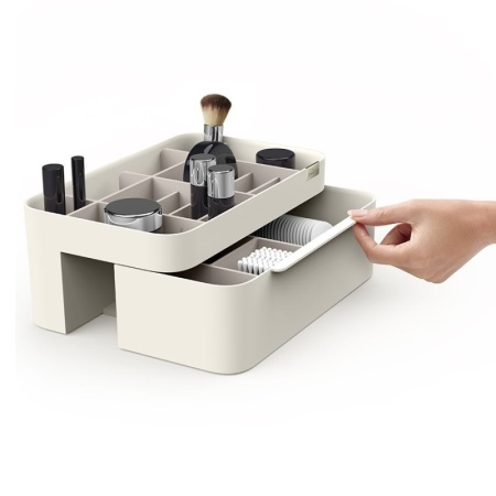 Органайзер для косметики с выдвижным отсеком и съемным зеркалом Viva Large - 75005 Joseph Joseph детальная картинка 