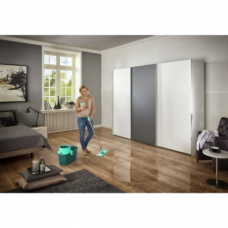 Комплект для уборки Clean Twist М ведро 20л с отжимом и швабра 33см детальная картинка 