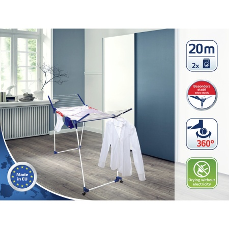 Сушилка для белья 87x167x66см Pegasus 200 Deluxe Mobile детальная картинка 