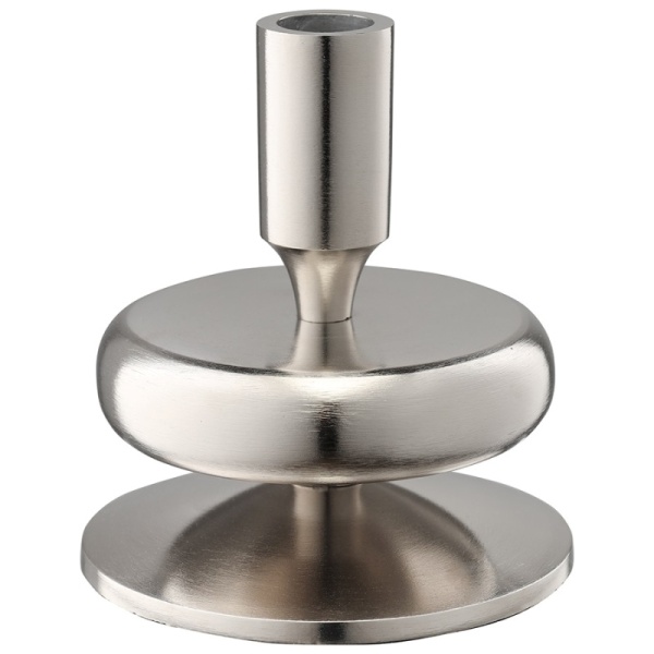 Фото Подсвечник Stone 13см серебристый