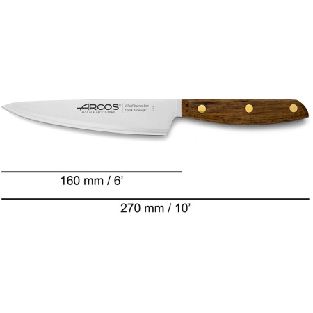 Нож поварской 16см NORDIKA детальная картинка 