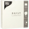 Салфетка 2сл 1/4 32x32см DAILY Collection белая, 50шт детальная картинка 