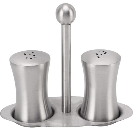 Набор для специй 15x11см - солонка и перечница Profi-Chef нерж.сталь детальная картинка 