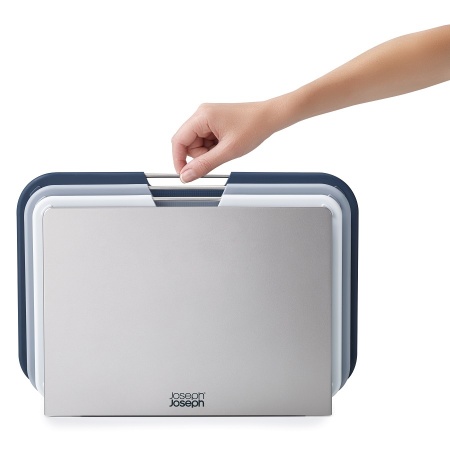 Набор разделочных досок 30x20см Nest Regular серый, 3шт - 60146 Joseph Joseph детальная картинка 