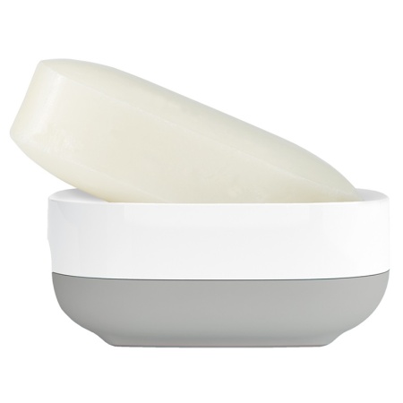 Мыльница Slim бело-серая - 70511 Joseph Joseph детальная картинка 