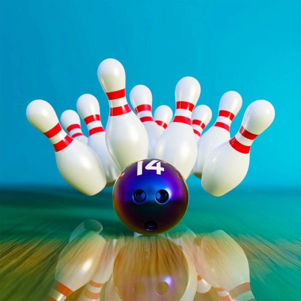 Фото Брелок для ключей "Боулинг"