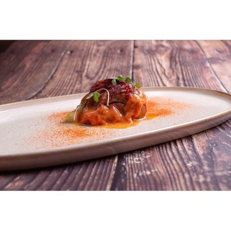 Блюдо, тарелка овальная 30x16см SAND Hygge детальная картинка 