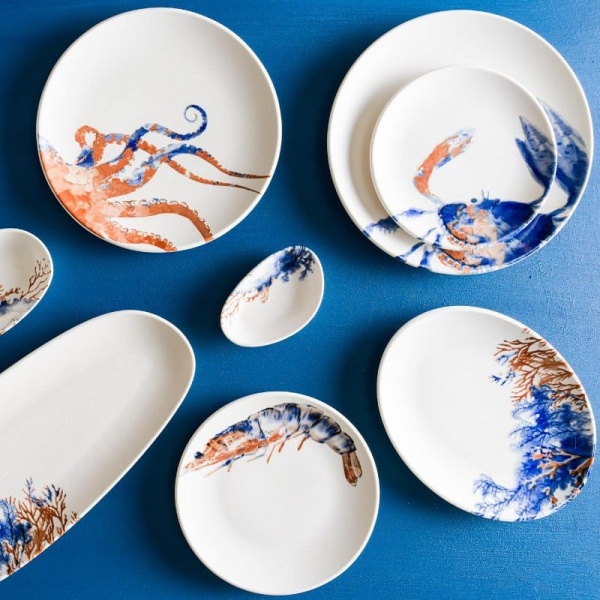 Фото Блюдо, тарелка овальная 31x24см AQUELIS 2 Moove