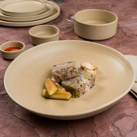 Тарелка глубокая 19см 350мл MIRAGE Ripple детальная картинка 