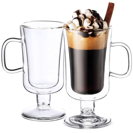 Набор кружек для кофе и глинтвейна 250мл Thermic Glass Irish Coffee, 2шт детальная картинка 