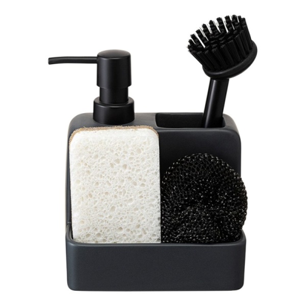 Фото Органайзер с диспенсером для мыла Noble 280мл графит — Smart Solutions
