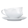 Чашка с блюдцем 200мл Tassen Snoozy белая детальная картинка 