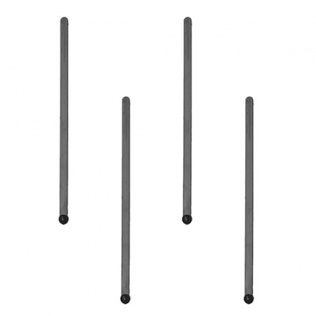 Палочка-мешалка 15см черная, 500шт детальная картинка 