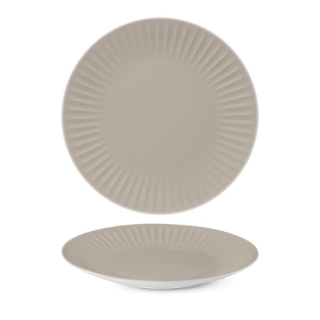 Тарелка плоская Ø27cм RIBBY Almond детальная картинка 