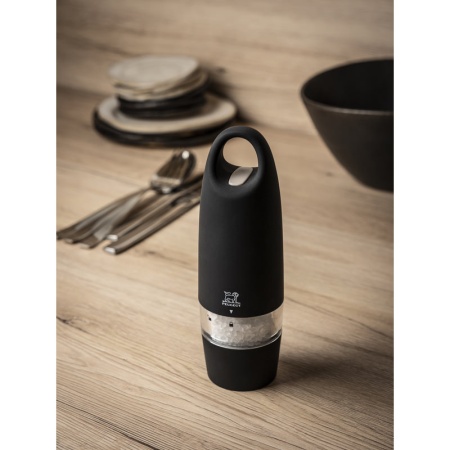 Электрическая мельница для соли ZEST Black 18см детальная картинка 
