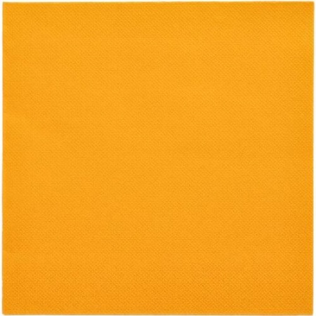 Салфетка 3сл 40x40см ROYAL Collection оранжевая, 50шт детальная картинка 