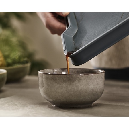 Доска разделочная Cut&Carve Plus 41x29см Large серо-голубая - 60209 Joseph Joseph детальная картинка 