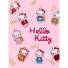 Новогоднее украшение из стекла Vondels "Hello Kitty с сердцем" 9см - в подарочной коробке детальная картинка 