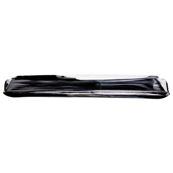 Фото Блюдо прямоугольное 24x9.5x(h)1.5см Helix черный дым