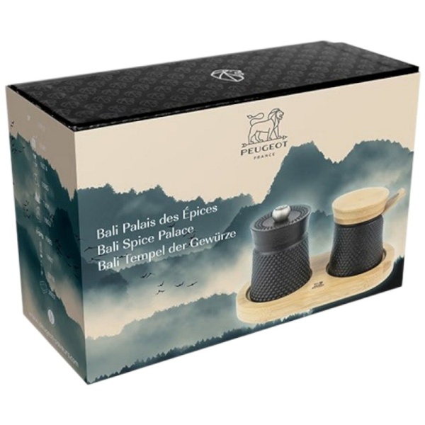 Фото Набор для специй BALI Palace мельница для перца и солонка на подставке