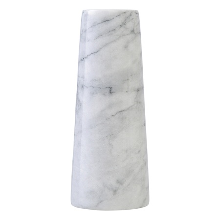 Подсвечник 15см Marm белый мрамор детальная картинка 