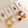 Новогоднее украшение из стекла Vondels 'Hello Kitty-олень' 10см детальная картинка 