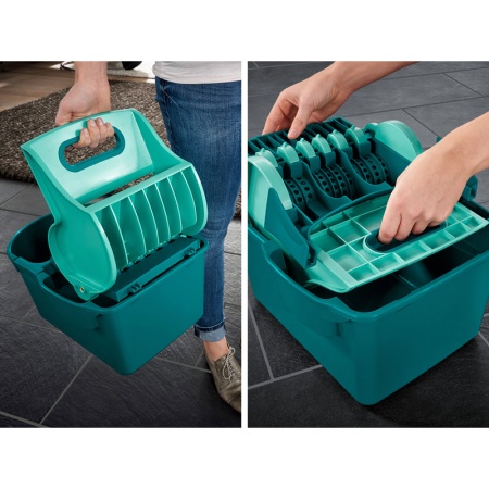 Комплект для уборки Profi Сompact ведро 8л с прессом для отжима и швабра 42см детальная картинка 