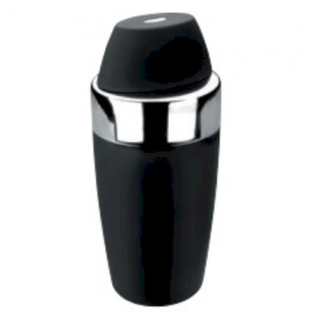 Шейкер 550мл ABS BLACK детальная картинка 