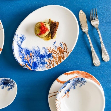 Тарелка овальная 25x19см AQUELIS 2 Moove детальная картинка 