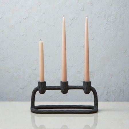 Подсвечник Stery 14см черный – Designboom детальная картинка 