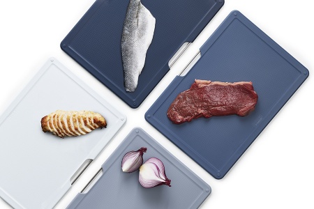 Набор разделочных досок 34x24см Folio Large графит, 4шт - 60184 Joseph Joseph детальная картинка 