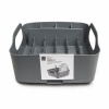 Сушилка для посуды Tub 36x34см темно-серая детальная картинка 