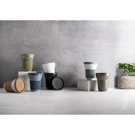 Кружка 300мл с силиконовой крышкой и ручкой Sage Softline детальная картинка 