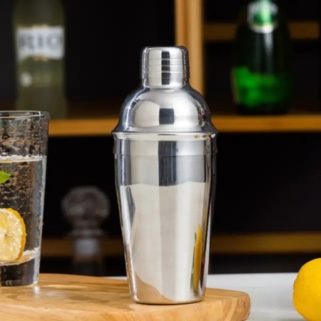 Шейкер барный 750мл Profi-Chef нержавеющая сталь детальная картинка 