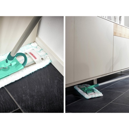 Швабра для пола Profi XL 42см micro duo со стальной ручкой 140см детальная картинка 