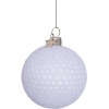 Новогоднее украшение из стекла Vondels "Мяч для гольфа" 8см детальная картинка 