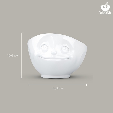 Чаша 500мл Tassen Dreamy белая детальная картинка 