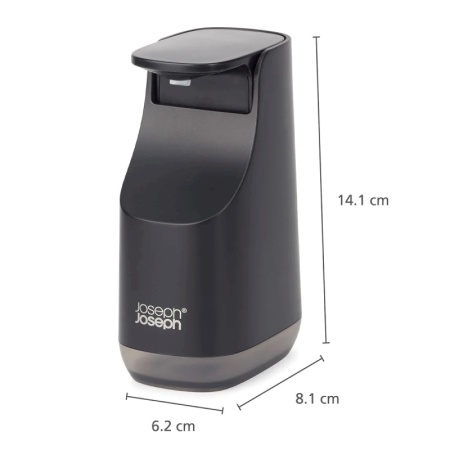 Диспенсер для мыла Slim Compact черный - 70602 Joseph Joseph детальная картинка 