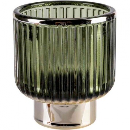 Подсвечник 8х8х(h)9см DARK GREEN детальная картинка 