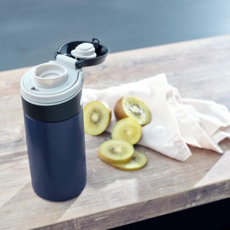 Термокружка 350мл Flip темно-синяя детальная картинка 