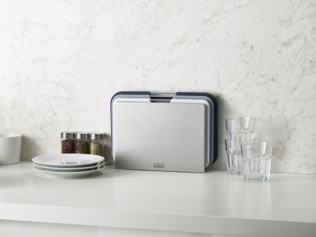 Набор разделочных досок 30x20см Nest Regular серый, 3шт - 60146 Joseph Joseph детальная картинка 