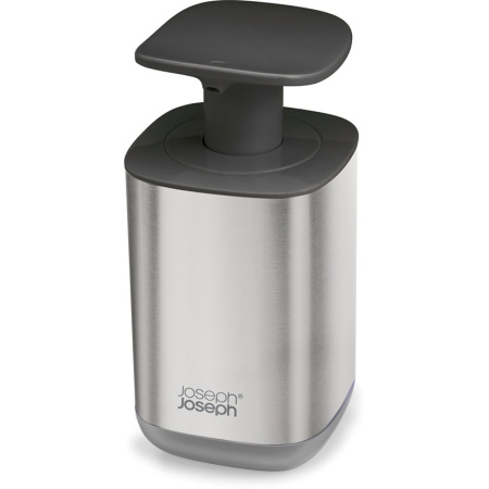 Диспенсер для мыла Presto Steel серый - 85164 Joseph Joseph детальная картинка 