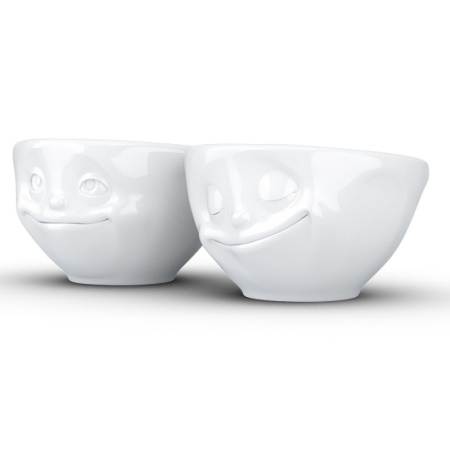 Набор чаш 100мл Tassen Dreamy & Happy белый, 2шт детальная картинка 